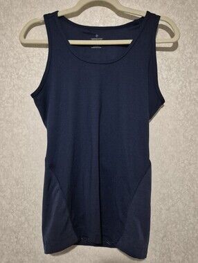 Tommie Copper Women’s Navy Athletic Scoop Neck Tank Top-Support Comprenssion-L